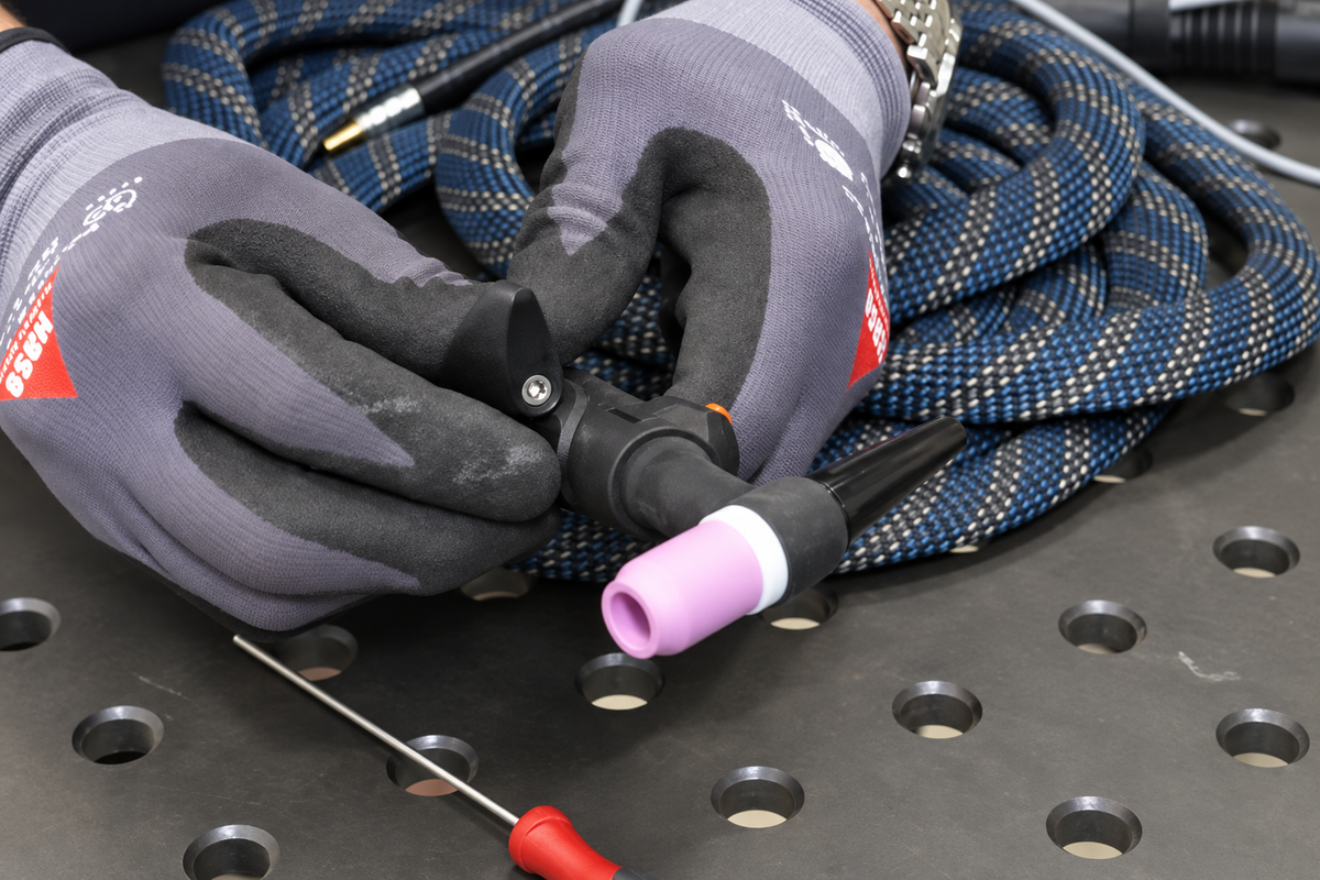 Verstellbare Fingerstütze am Stingray ONE